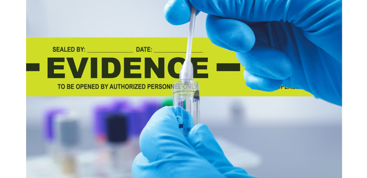 Image showing evidence being taken.